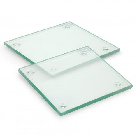 Venice Glass Coaster Set of 2 Square - Full Colour - Image 2