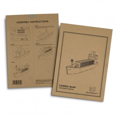 BRANDCRAFT Cargo Ship Wooden Model - Image 3