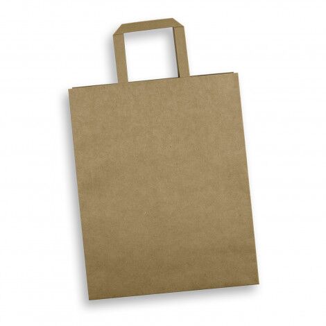 Large Flat Handle Paper Bag Portrait - Image 2