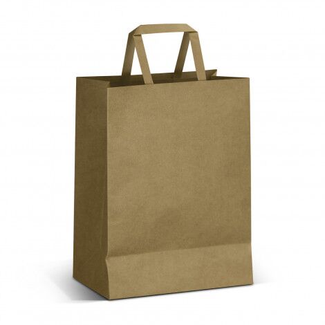 Large Flat Handle Paper Bag Portrait - Image 4