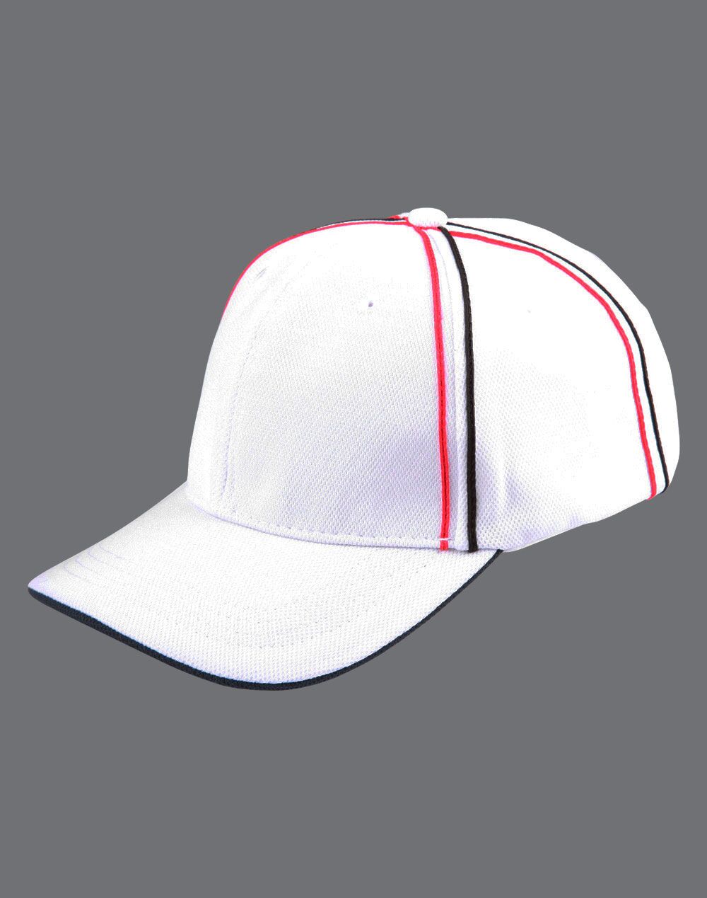 CH76 Tri-Colour Pique Mesh Cap - Image 2