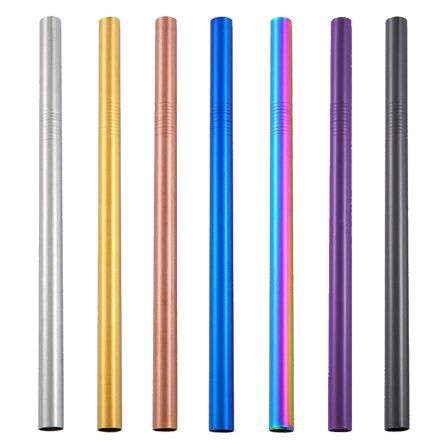 STW007 Stainless Steel Straw 12mm x 215mm - Image 2