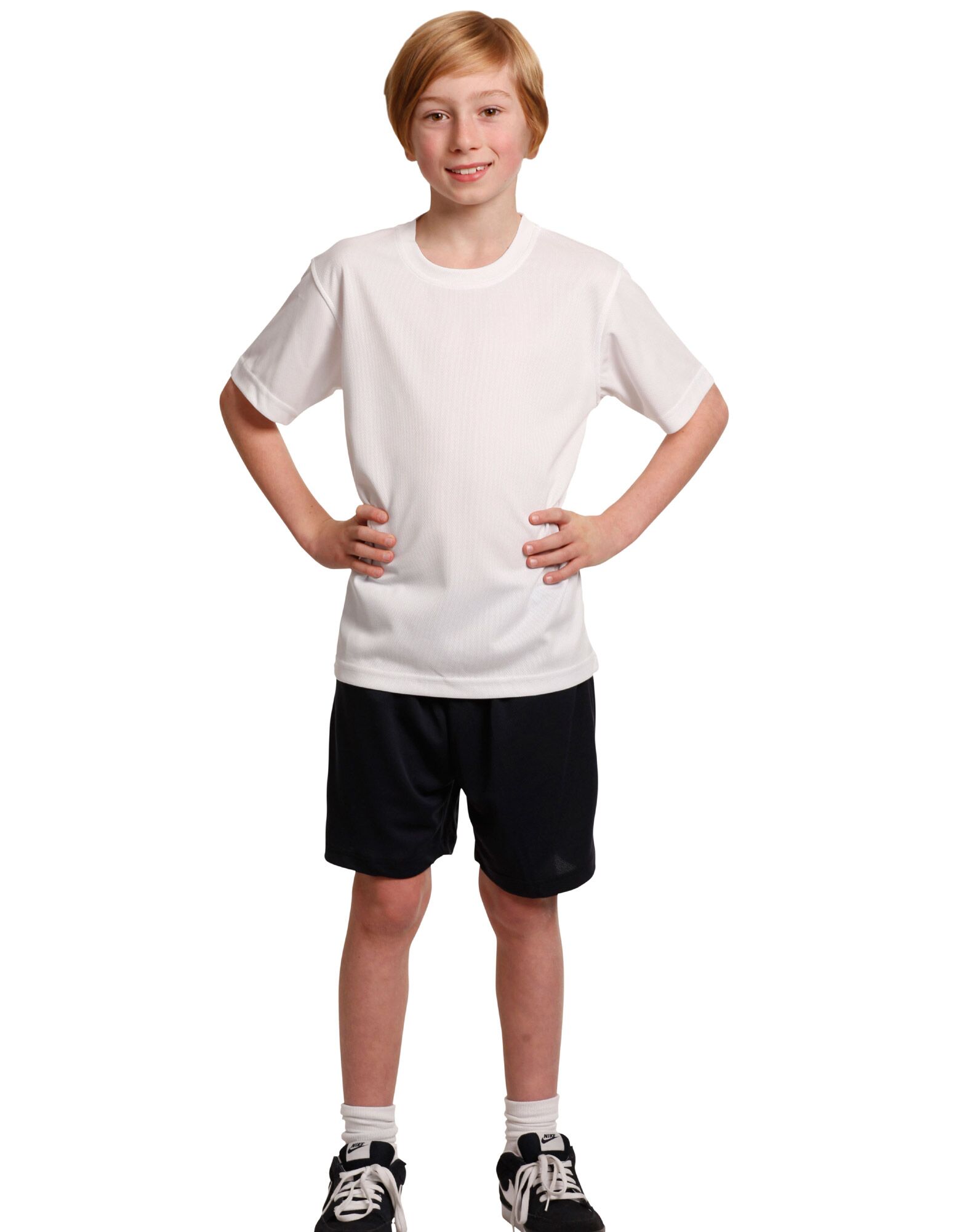 SS01K Cross Kids Sports Shorts - Image 2