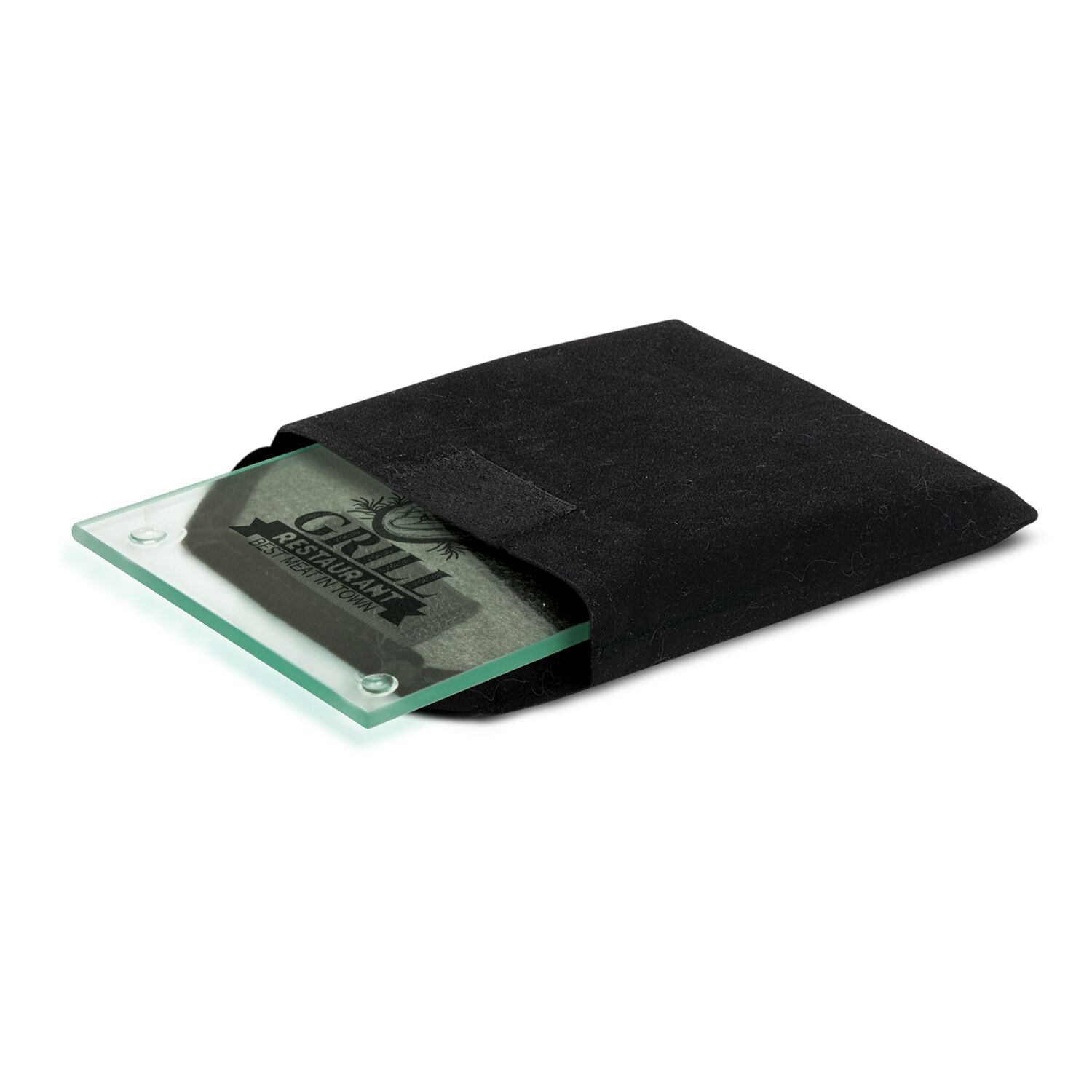 116131 Venice Single Glass Coaster - Square