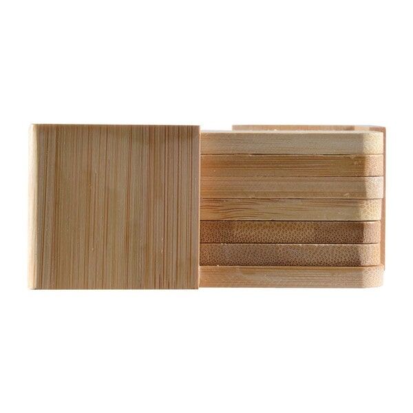 Tropic Bamboo Coasters Set of 6 LL3516 - Image 3
