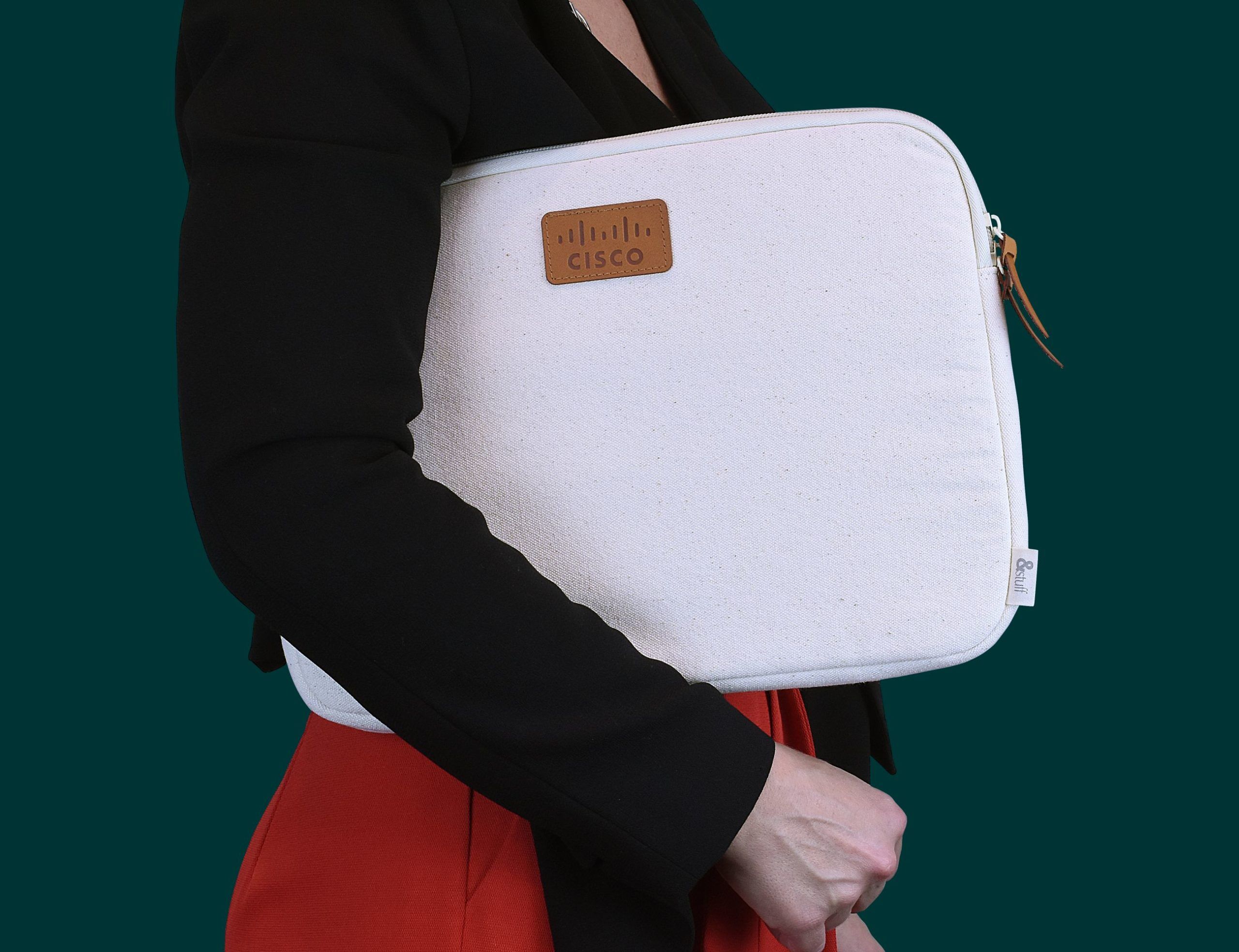 STUFFLB13 Calico 13" Laptop Sleeve 24cm x33cm x3cm - Image 5