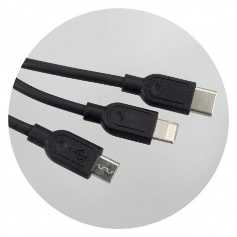 Bamboo Triple Connector Cable - Image 5