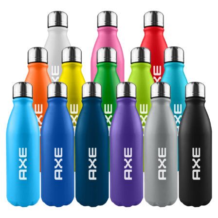 DB044 Komo Shiny Aluminium Drink Bottle Single Wall