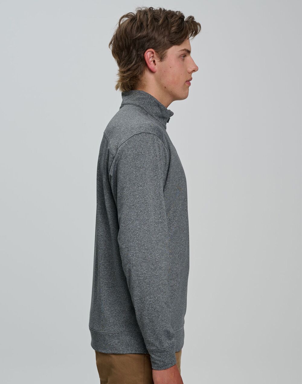 FL25 Ultimate Half Zip Long Sleeve Sweat Top- Mens - Image 3