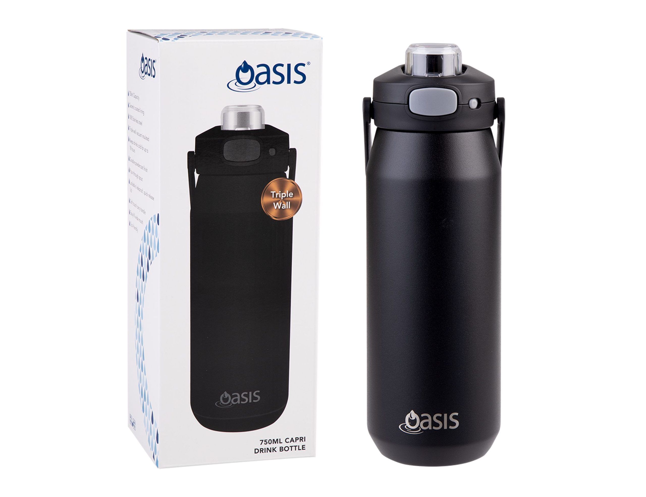 Oasis Capri 750ml Vacuum Quick Release Lid Bottle - Image 17