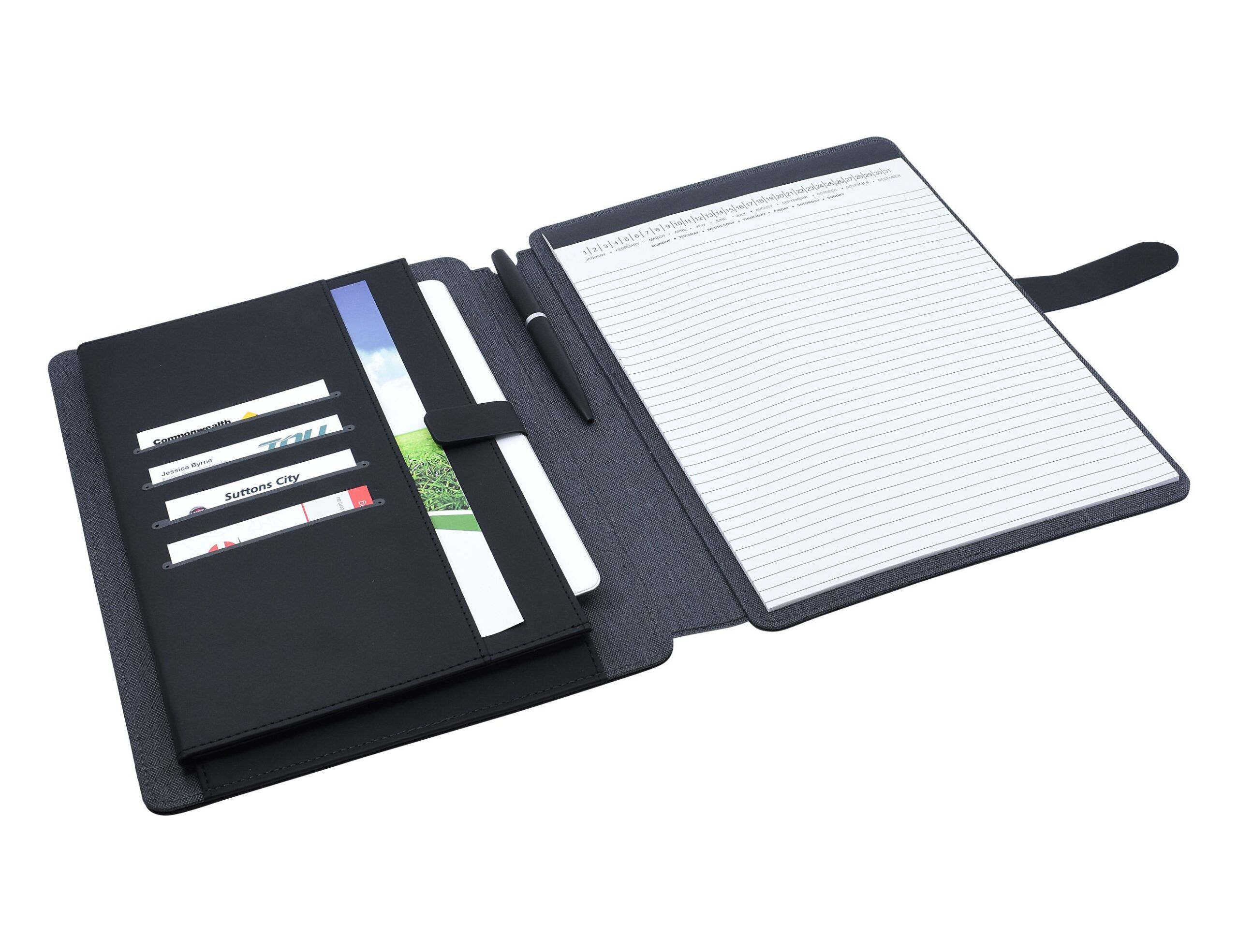 Impact A4 Portfolio, Black/Charcoal J4300 - Image 5