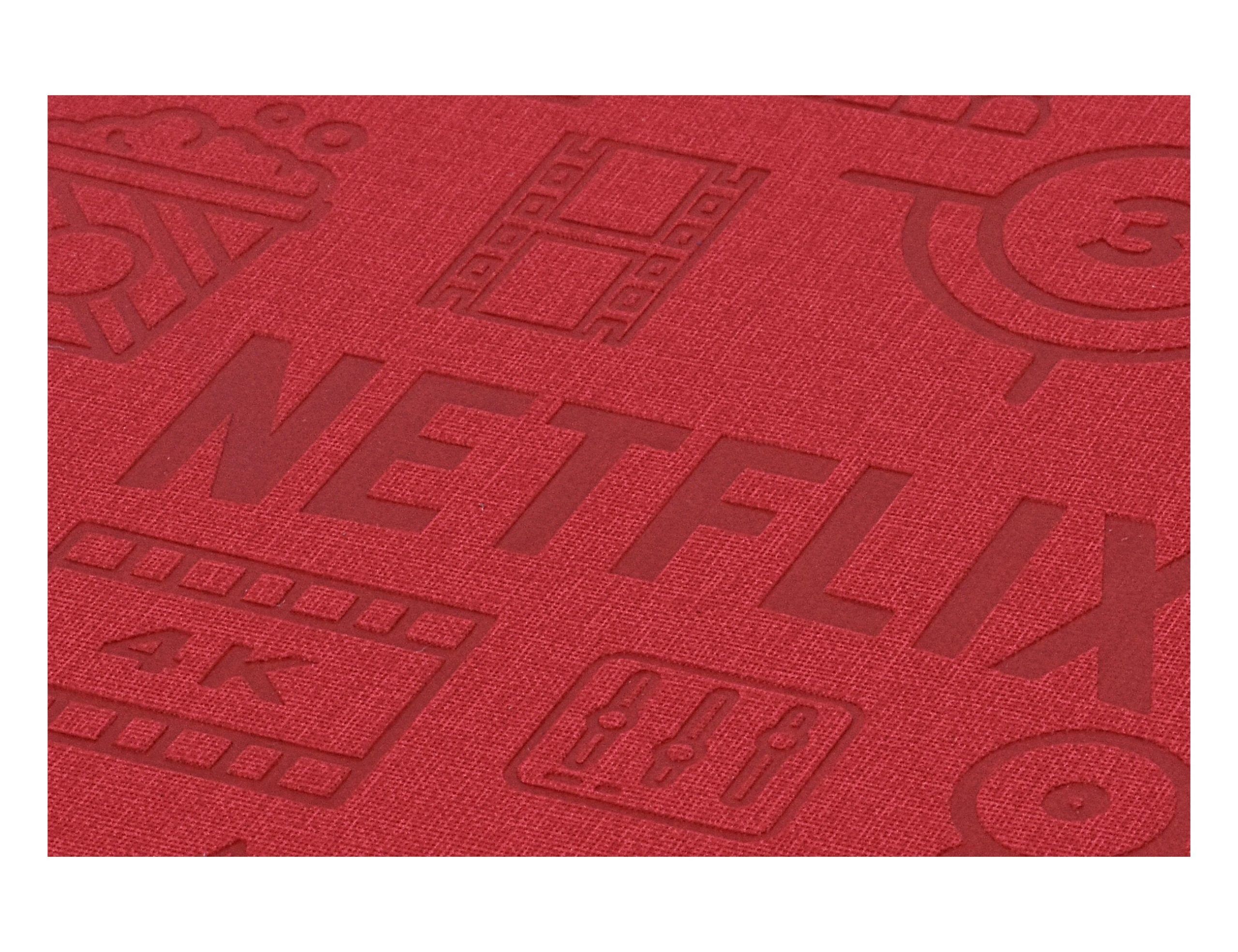 J73AIR Designa Deboss Linen Notebook A5 Air - Image 9