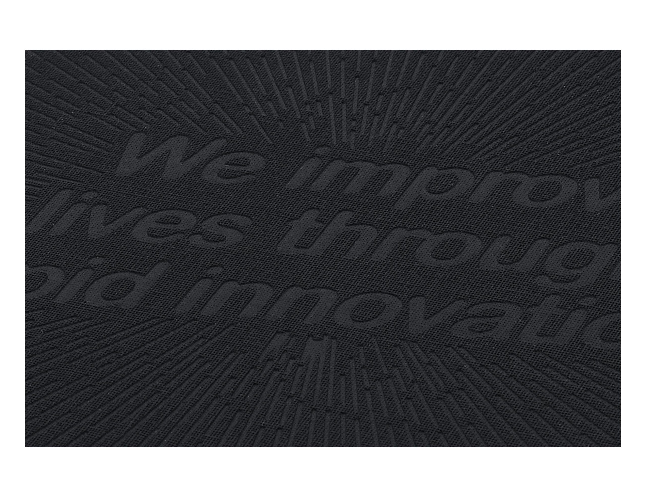 J73AIR Designa Deboss Linen Notebook A5 Air - Image 10