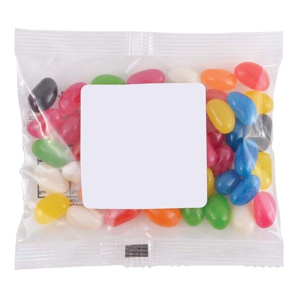 Assorted Colour Mini Jelly Beans in 50 Gram Cello Bag LL31470 - Image 2