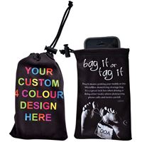 Promo 0705 Custom Superior Hi Microfibre Phone Pouch
