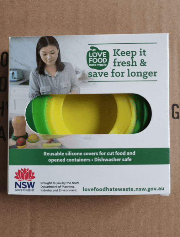 Food Huggers packed in custom printed box