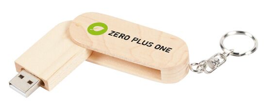 Promo Rotating Wooden USB