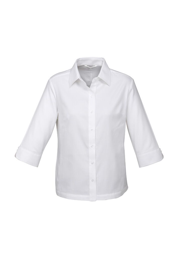 Womens Luxe 3/4 Sleeve Shirt - Image 4