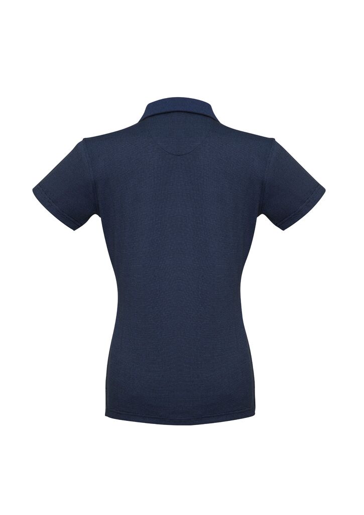 Womens Shadow Short Sleeve Polo - Image 2