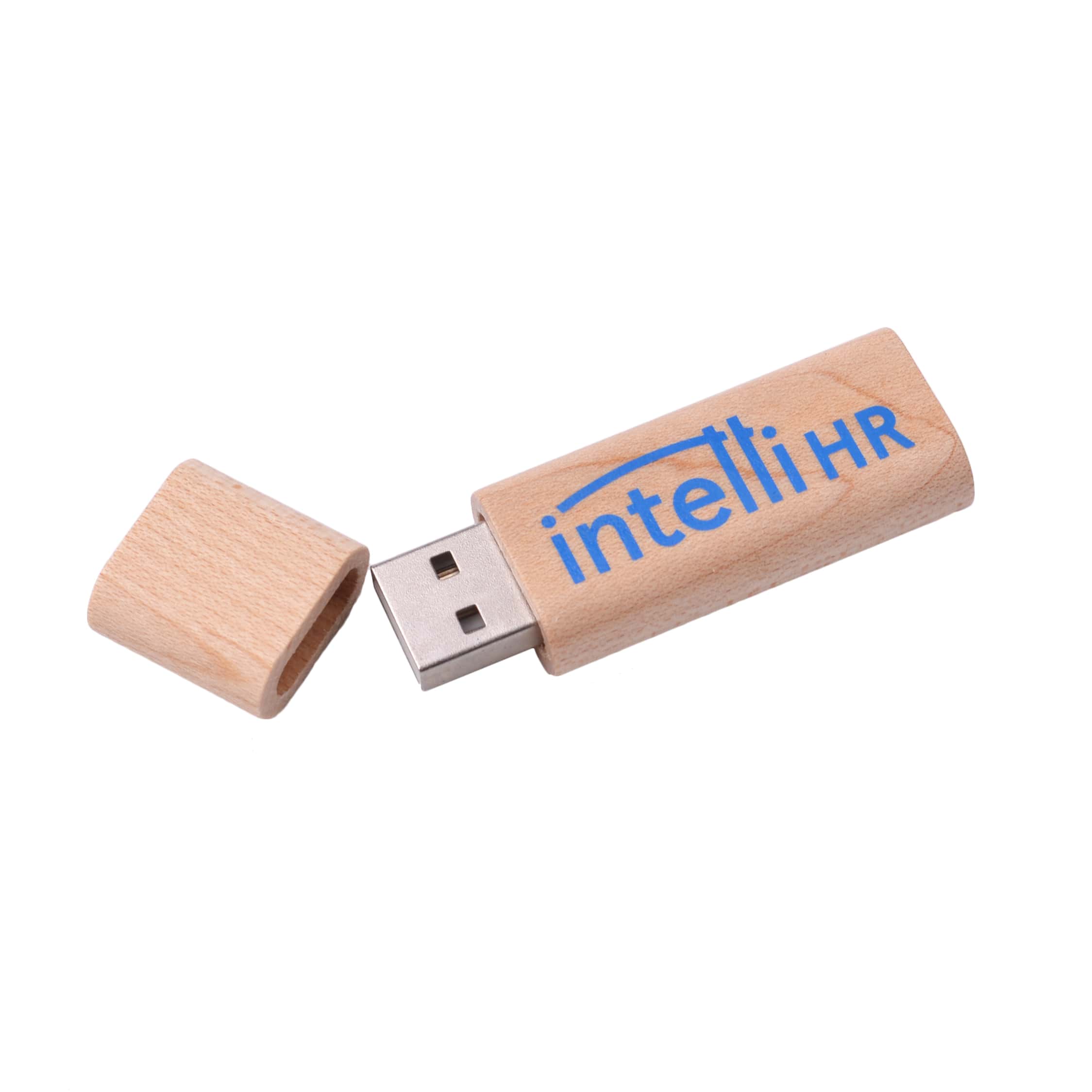 PCUW1 Rounded Wooden Flash Drive - Image 2