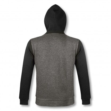 SOLS Silver Unisex Zipped Sweatshirt - Image 3