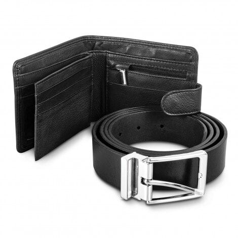Pierre Cardin Leather Wallet Belt Gift Set - Image 2